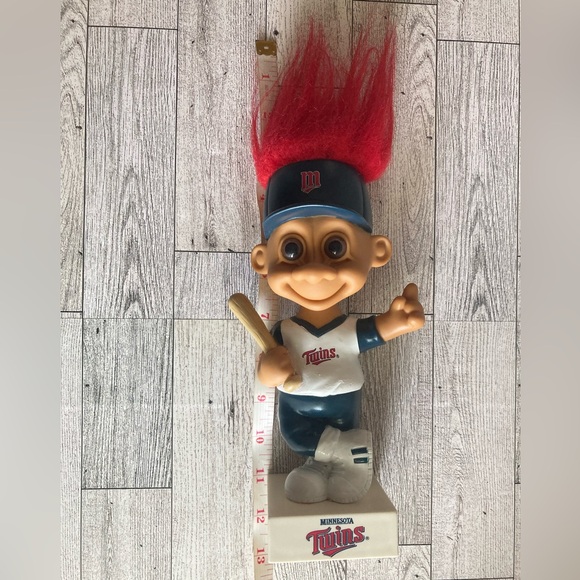 Vintage 1992 MLB Minnesota Twins Russ Troll Doll Bobblehead Baseball Sports 90s - Picture 8 of 9